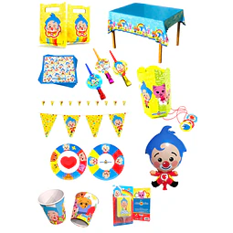 Pack De Cumpleaños Payaso Plim Plim ( 6 personas)