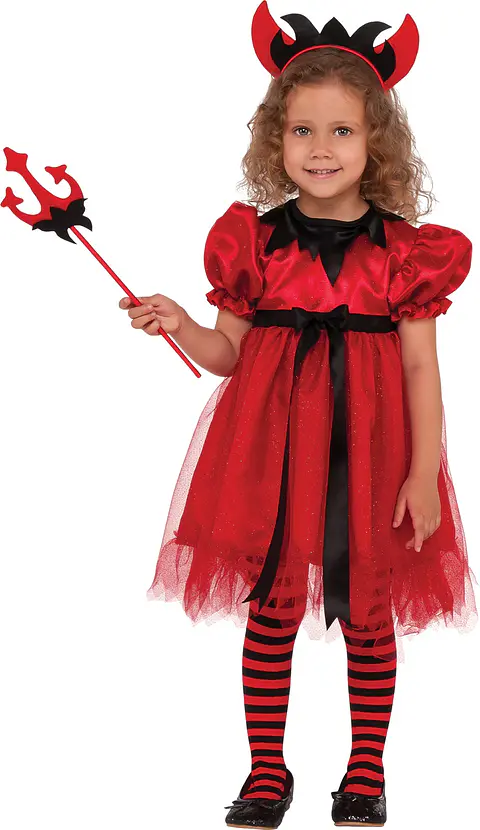 Disfraz De Diablita Niña
