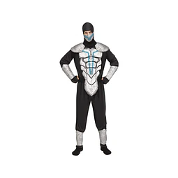 Disfraz Ninja Led Adulto ( Talla estandar M-L)