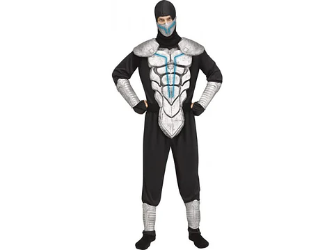Disfraz Ninja Led Adulto ( Talla estandar M-L)