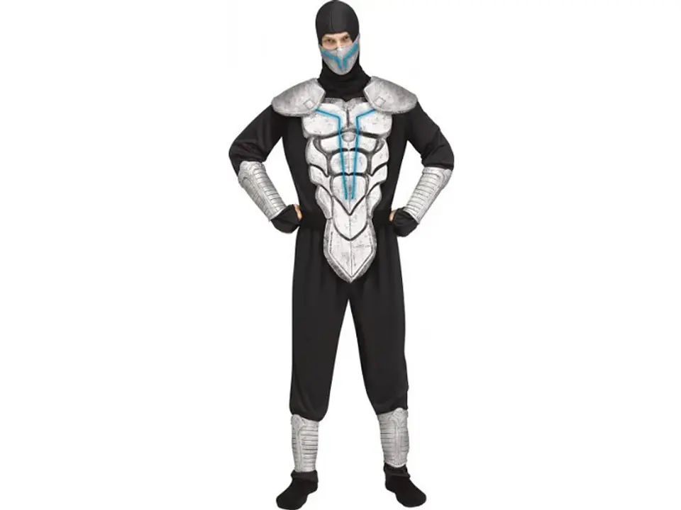 Disfraz Ninja Led Adulto ( Talla estandar M-L) 1