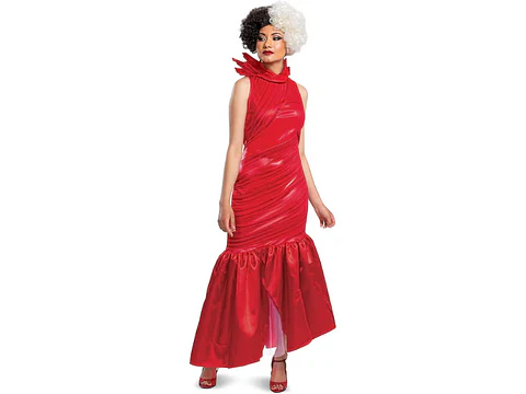 Disfraz Cruella Rojo Adulto