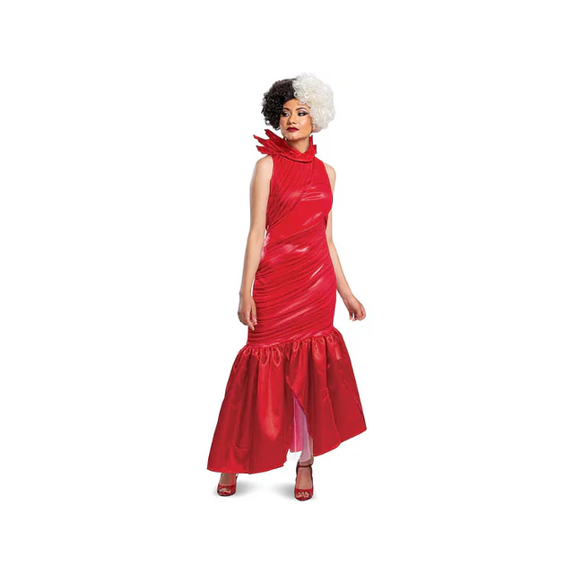 Disfraz Cruella Rojo Adulto