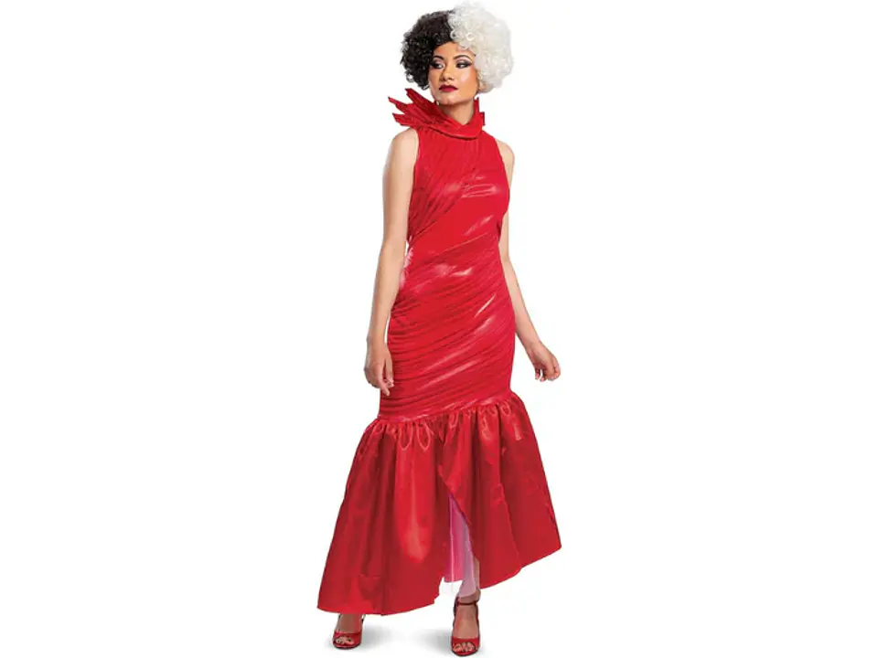 Disfraz Cruella Rojo Adulto 1