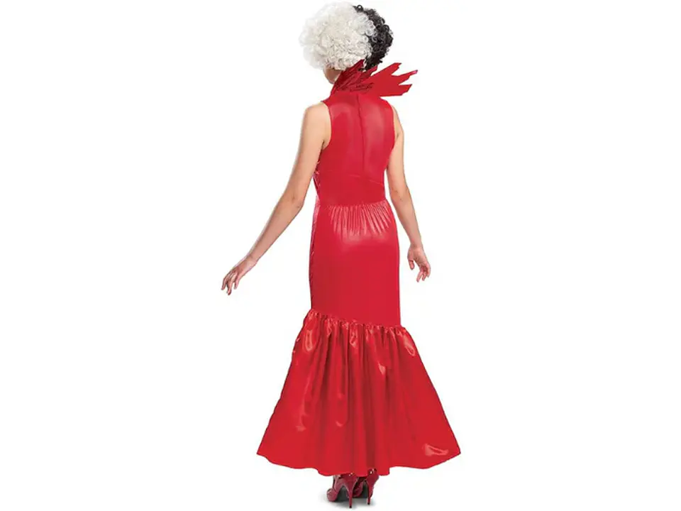 Disfraz Cruella Rojo Adulto 2