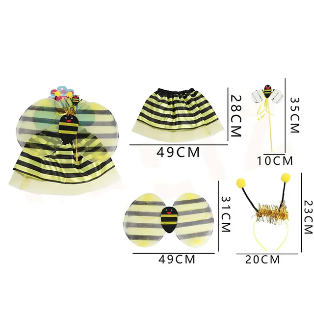 Set De Abejita 4 Piezas