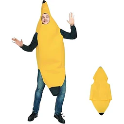 Disfraz de Platano Adulto (Talla M)