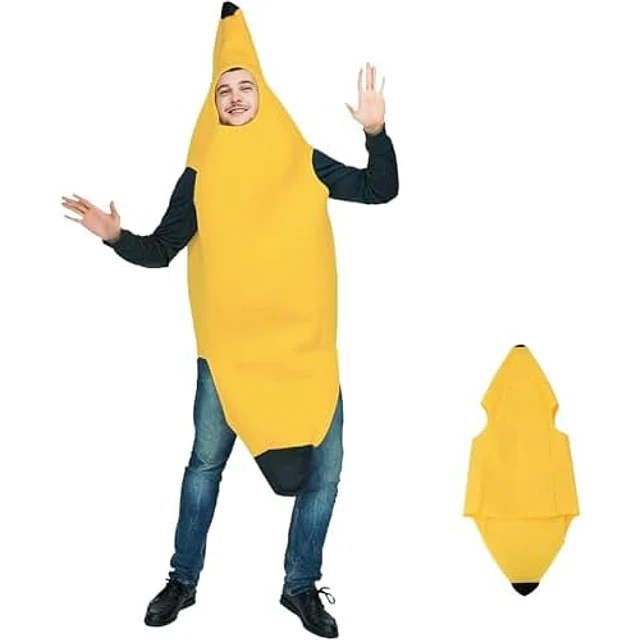 Disfraz de Platano Adulto (Talla M)