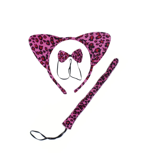 Set Leopardo Fucsia 3 Piezas