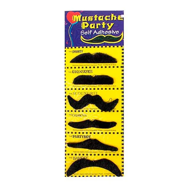Set De Bigotes Surtidos 6 Unidades