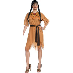 Disfraz India Americana Adulto ( Talla L a XL)