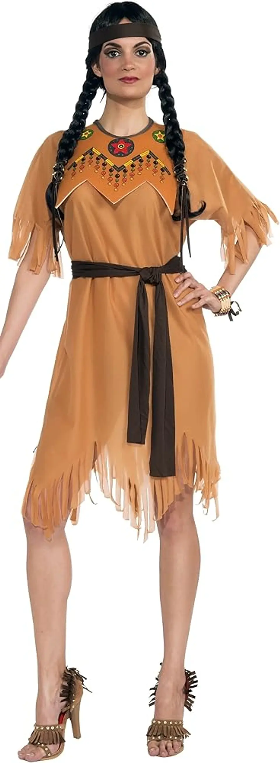 Disfraz India Americana Adulto ( Talla L a XL) 1
