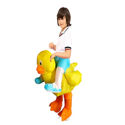 Traje Disfraz Infantil Inflable Patito Ride X 1 Unidad
