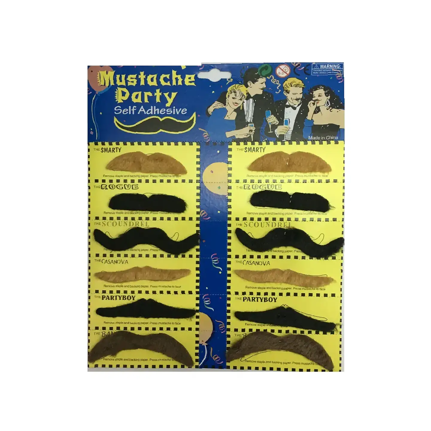 Set De Bigotes x 12 Unidades 1