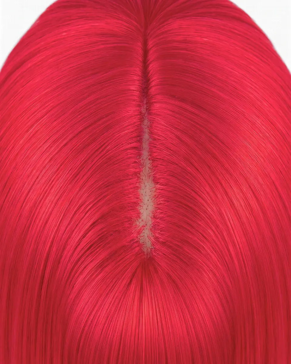 Peluca Extra Larga Roja 3