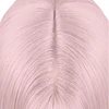 Peluca Extra Larga Rosa Pastel