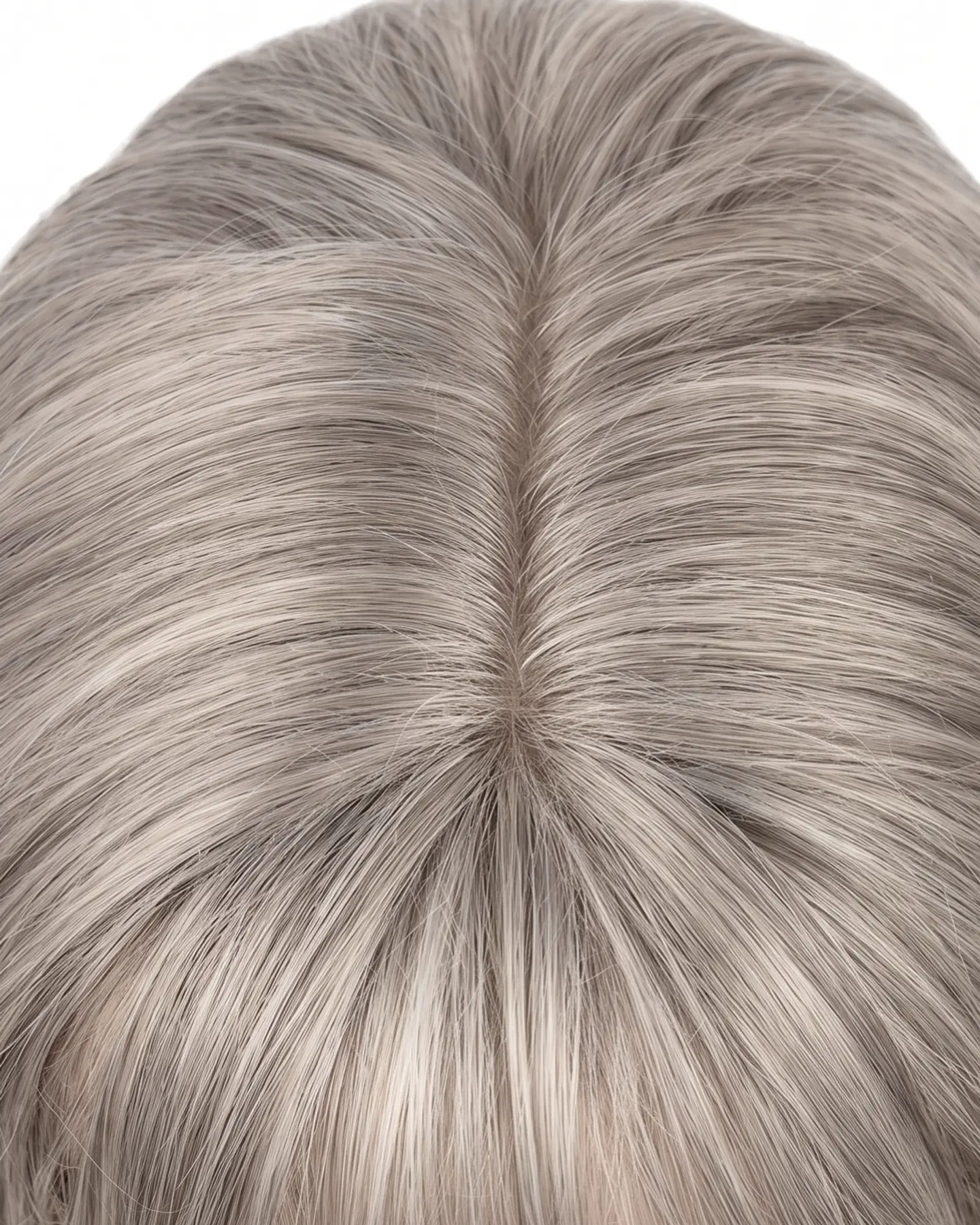 Peluca Mediana Degradé Rubio Platinado 3