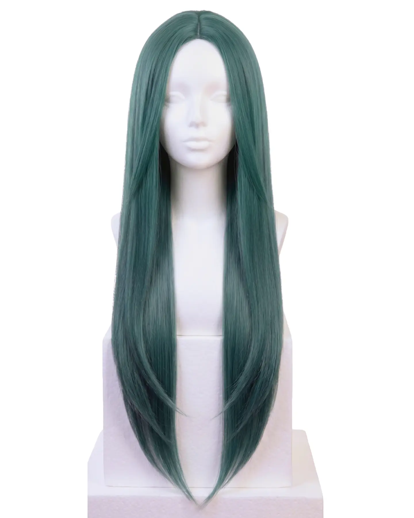 Peluca Larga Verde 1