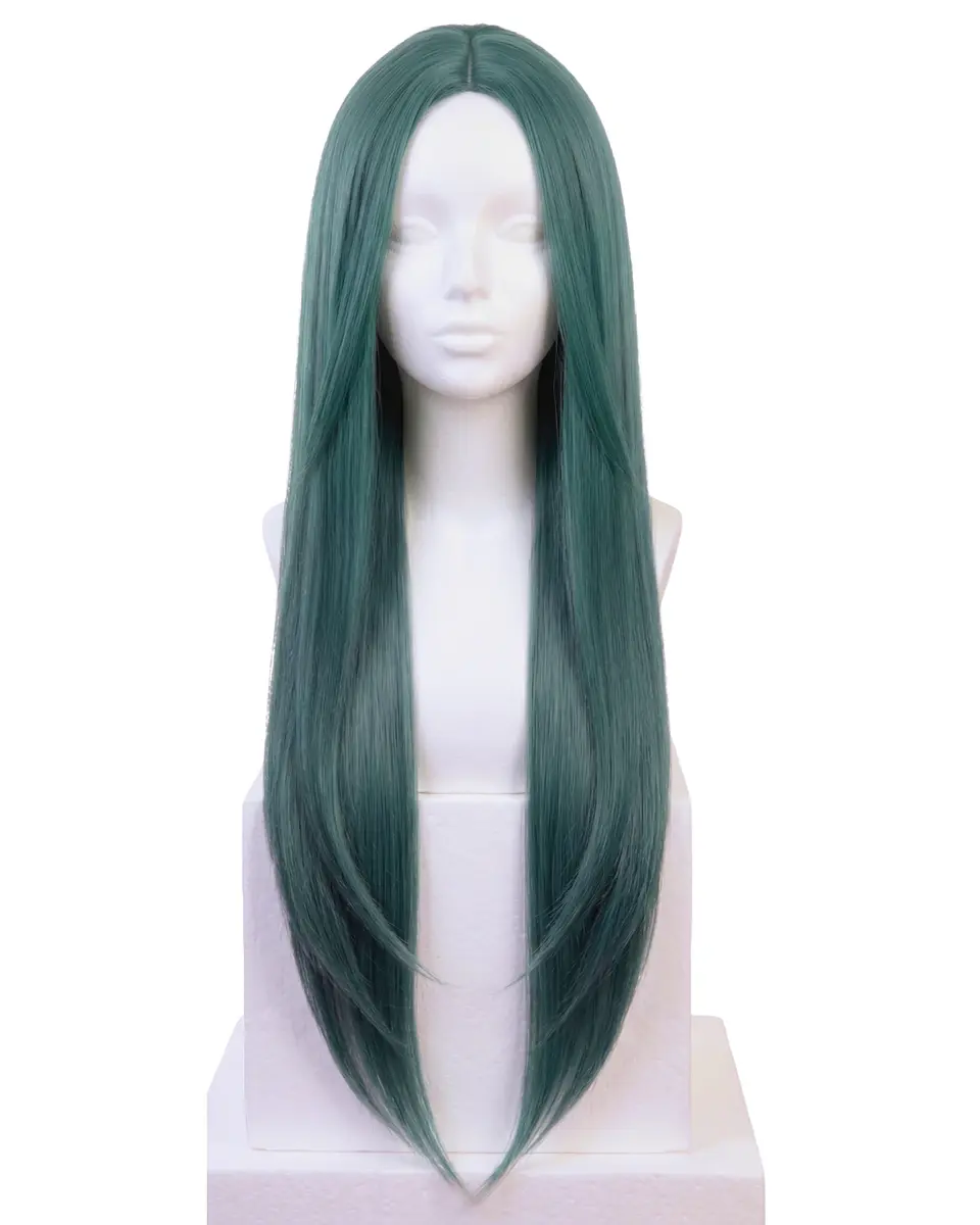 Peluca Larga Verde 1
