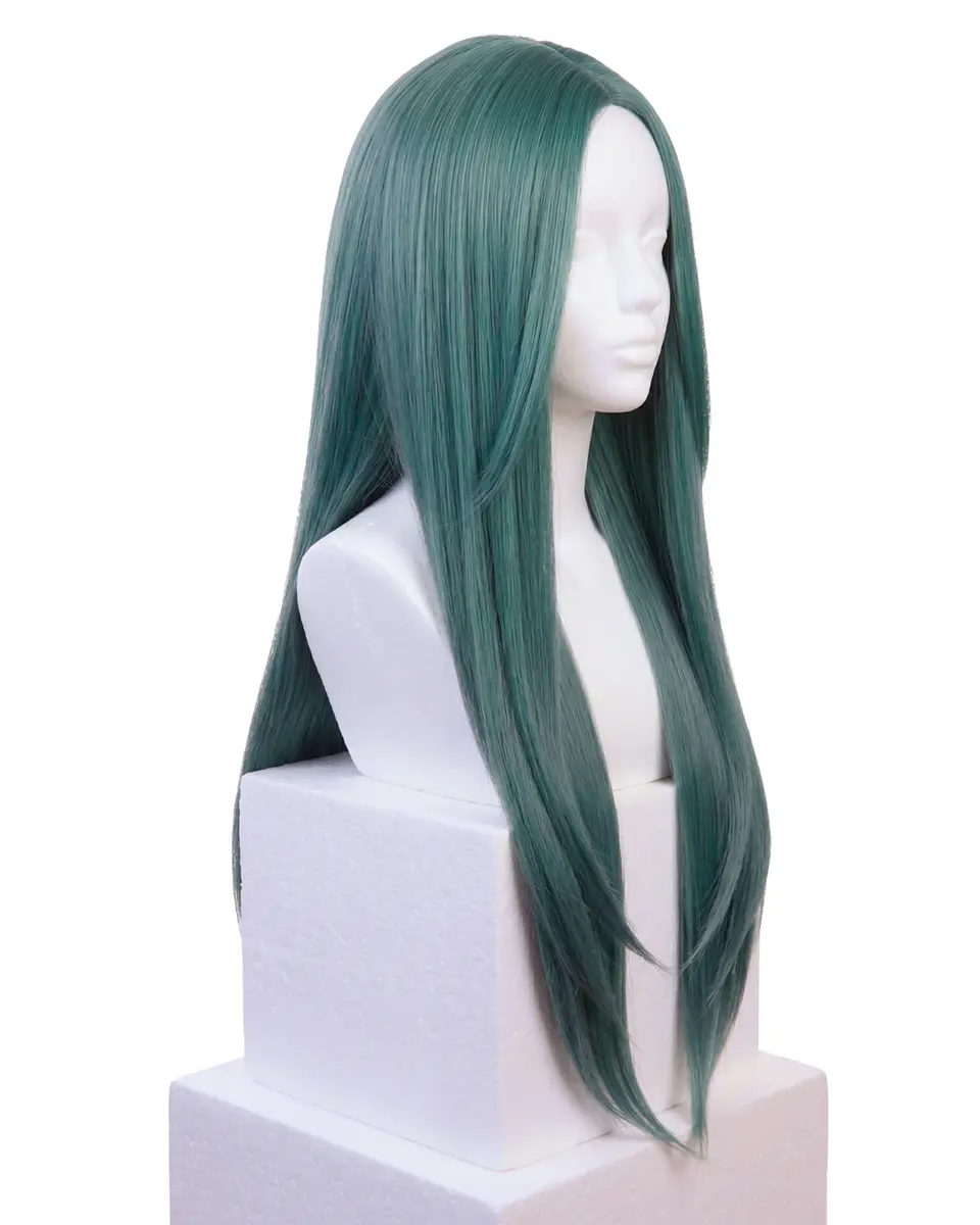 Peluca Larga Verde 2