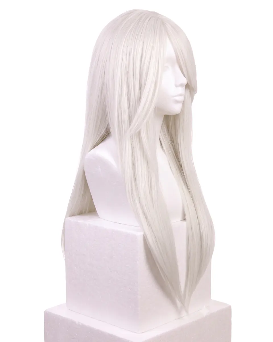 Peluca Larga Blanca 2