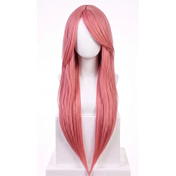 Peluca Larga Rosa
