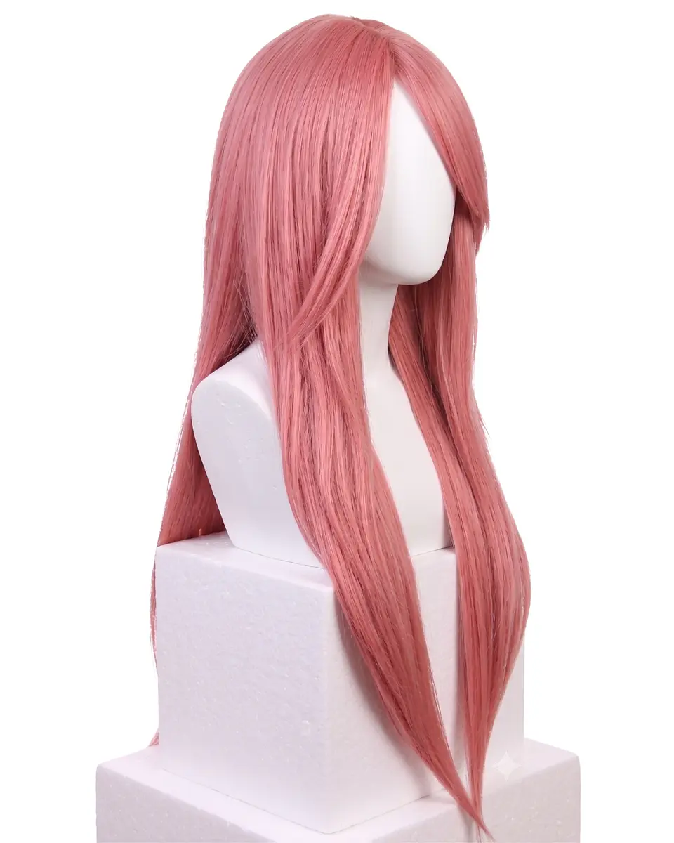 Peluca Larga Rosa 2