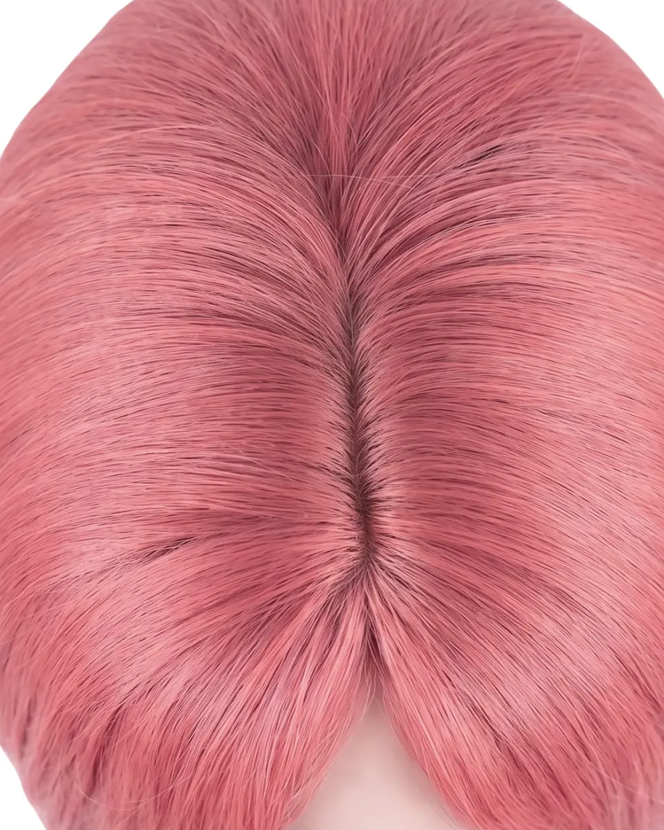 Peluca Larga Rosa 3