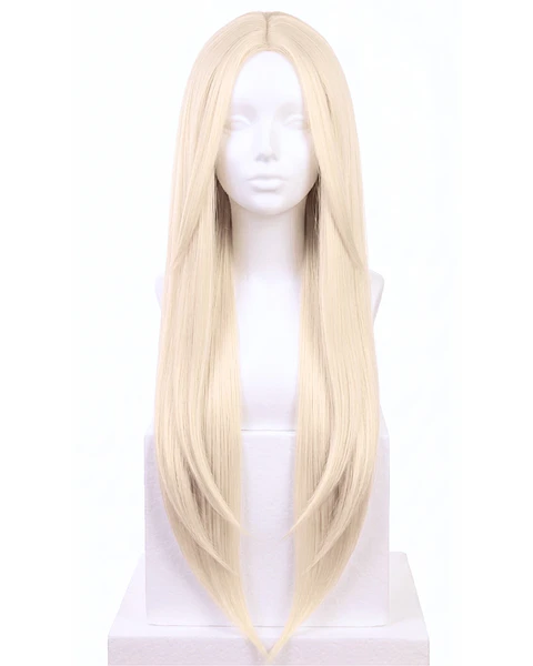 Peluca Larga Rubia
