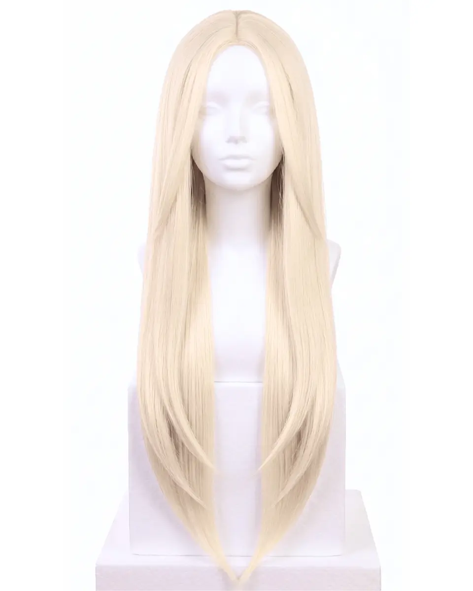 Peluca Larga Rubia 1