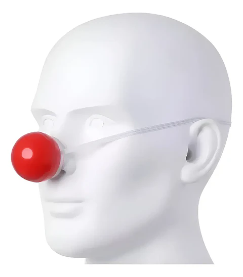 Nariz De Payaso Con Luz 