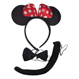 Set Cintillo Minnie 3 Piezas  