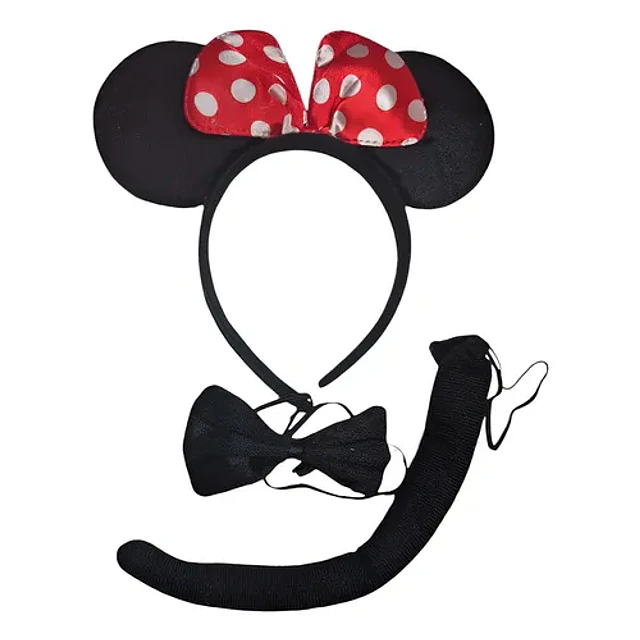 Set Cintillo Minnie 3 Piezas  