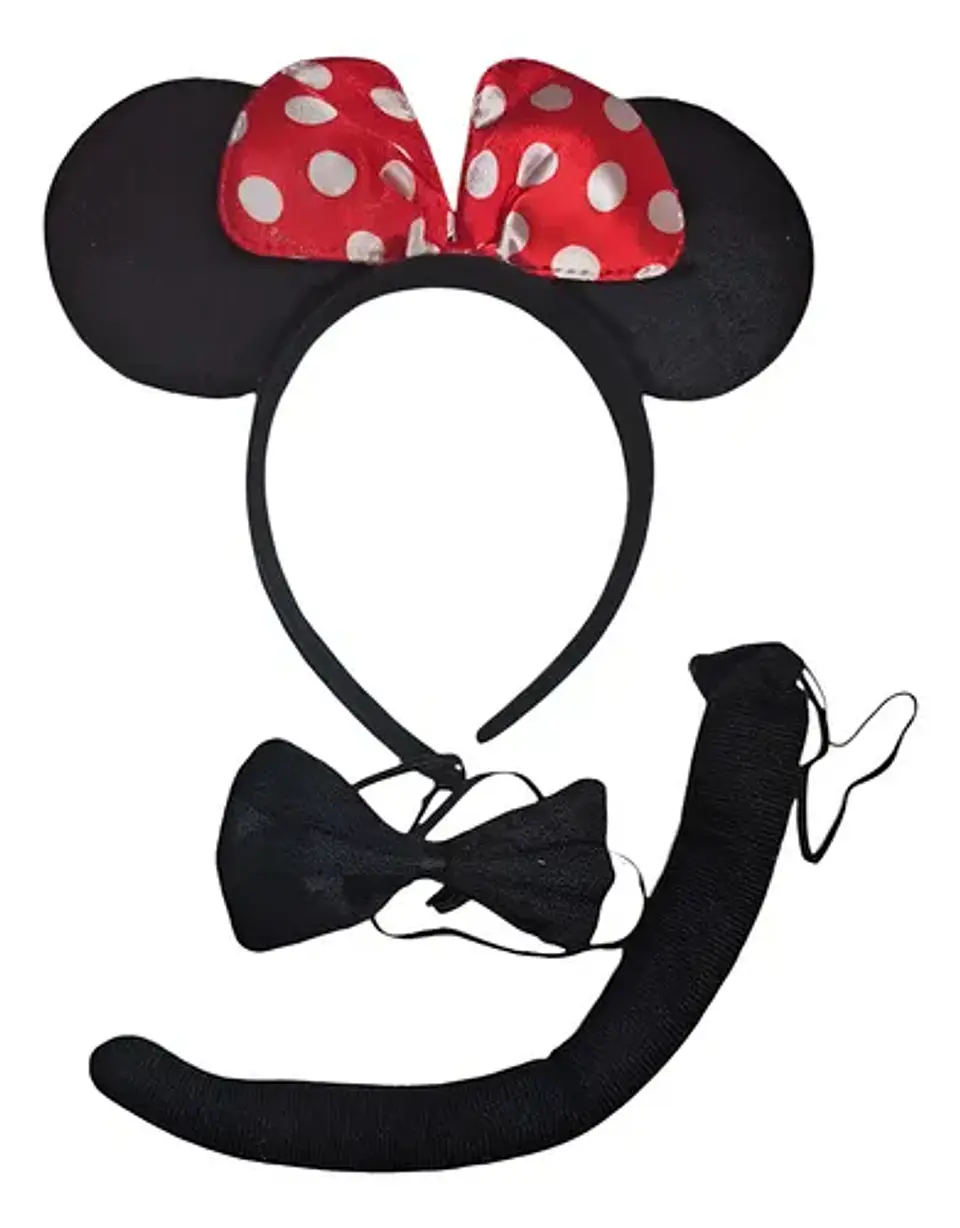 Set Cintillo Minnie 3 Piezas   1