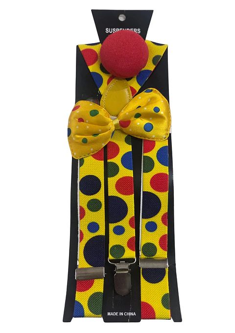 Set Suspensor Payaso (3 Piezas)