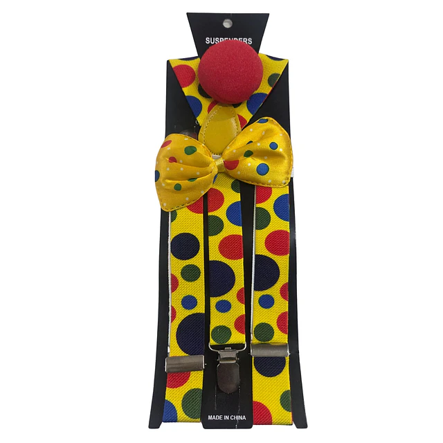 Set Suspensor Payaso (3 Piezas)