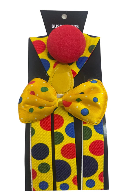 Set Suspensor Payaso (3 Piezas)