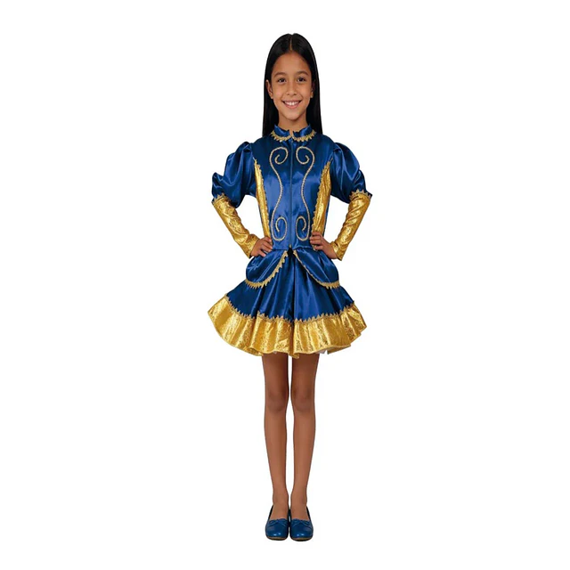 TRAJE CAPORAL INFANTIL AZUL