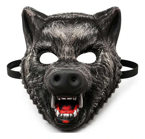 Mascara De Lobo Goma Eva