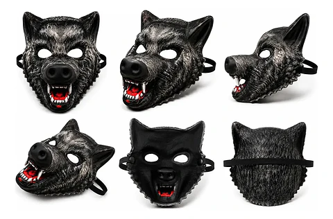Mascara De Lobo Goma Eva