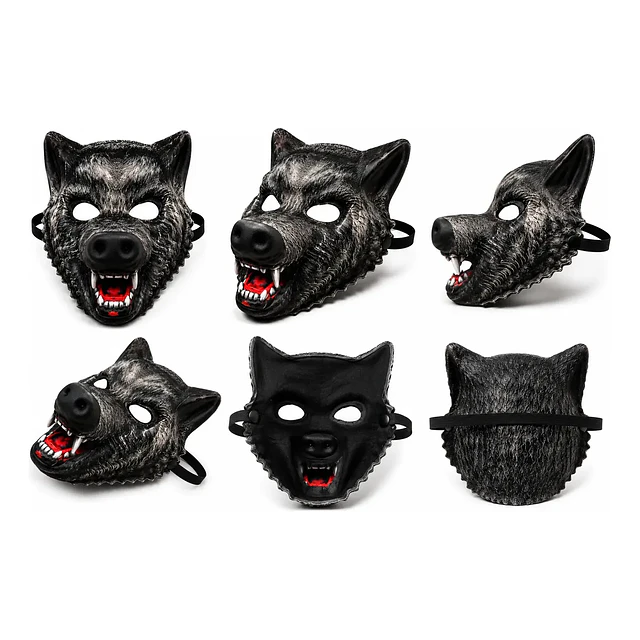 Mascara De Lobo Goma Eva