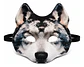 Mascara De Husky Goma Eva - Miniatura 1
