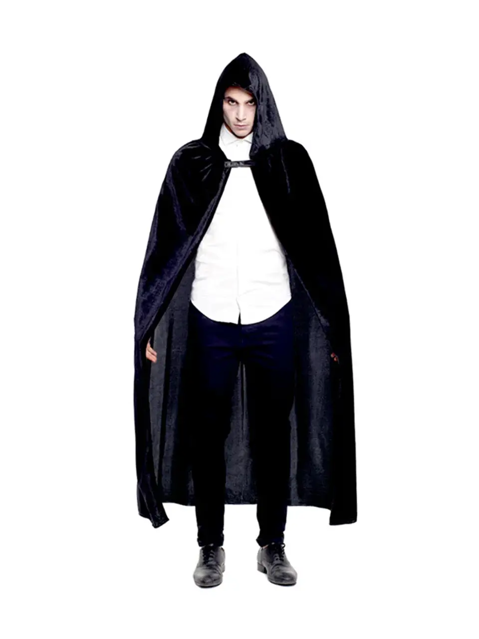 Capa Terciopelo Capucha Negra 140cm 1