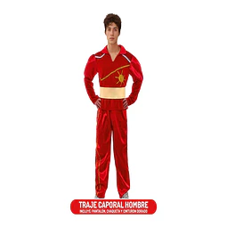 Traje Caporal Hombre Rojo