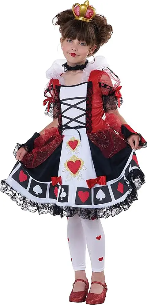 Disfraz Reina de Corazones - Deluxe Queen Of Hearts Child