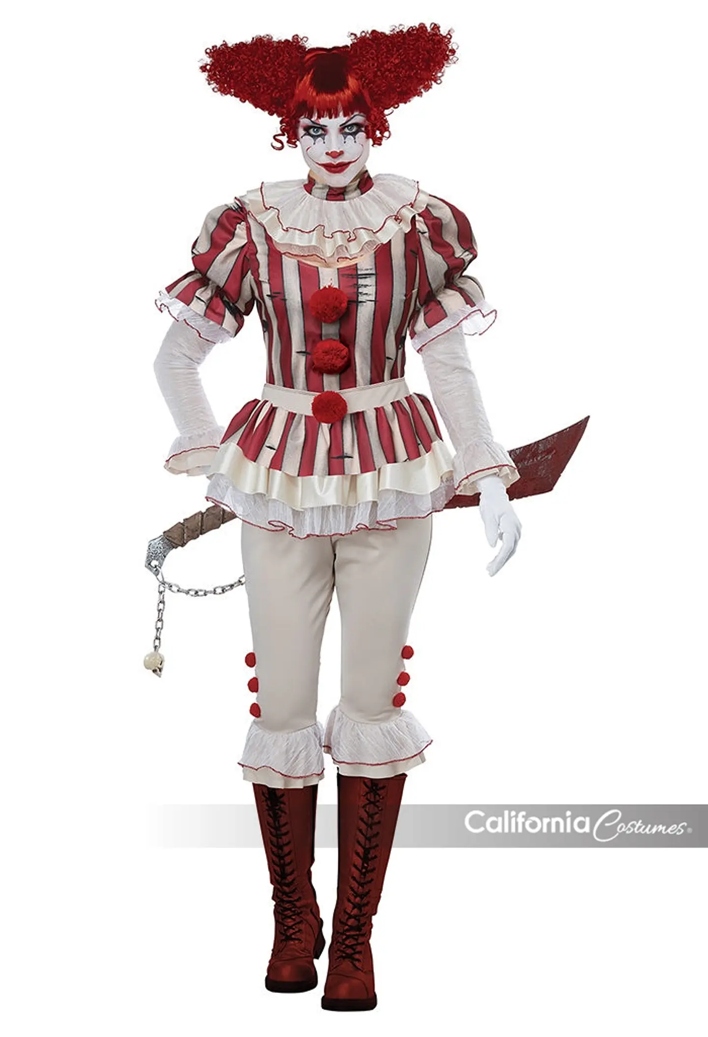 Disfraz Arlequina -Sadistic Clown Adult 1