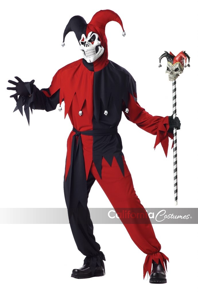 Disfraz Bufón Malvado -Evil Jester Adult