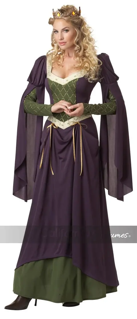 Disfraz Medieval -Lady in Waiting Adult