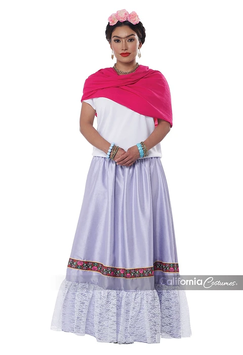 Disfraz Frida Khalo -Mexican Folk Artist Adult