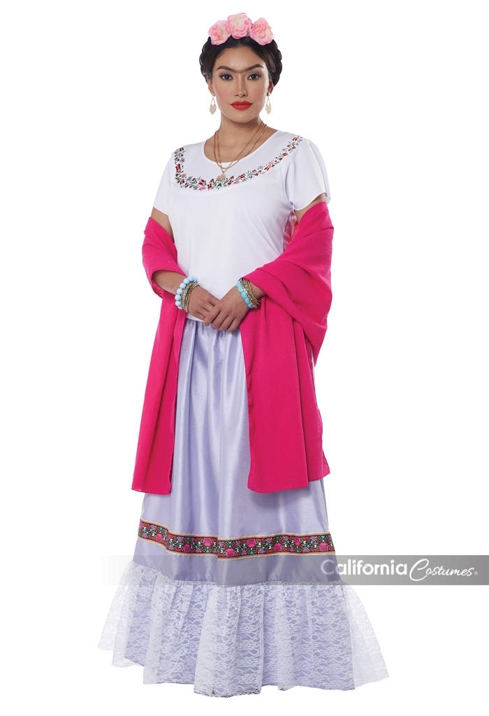 Disfraz Frida Khalo -Mexican Folk Artist Adult